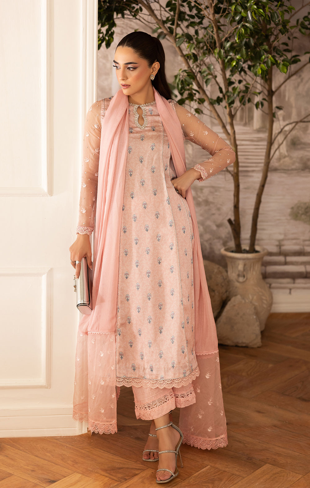 Maya | Eloura Silk Pret 25 |LUNARA - Ladies Clothes - Maria Faisal
