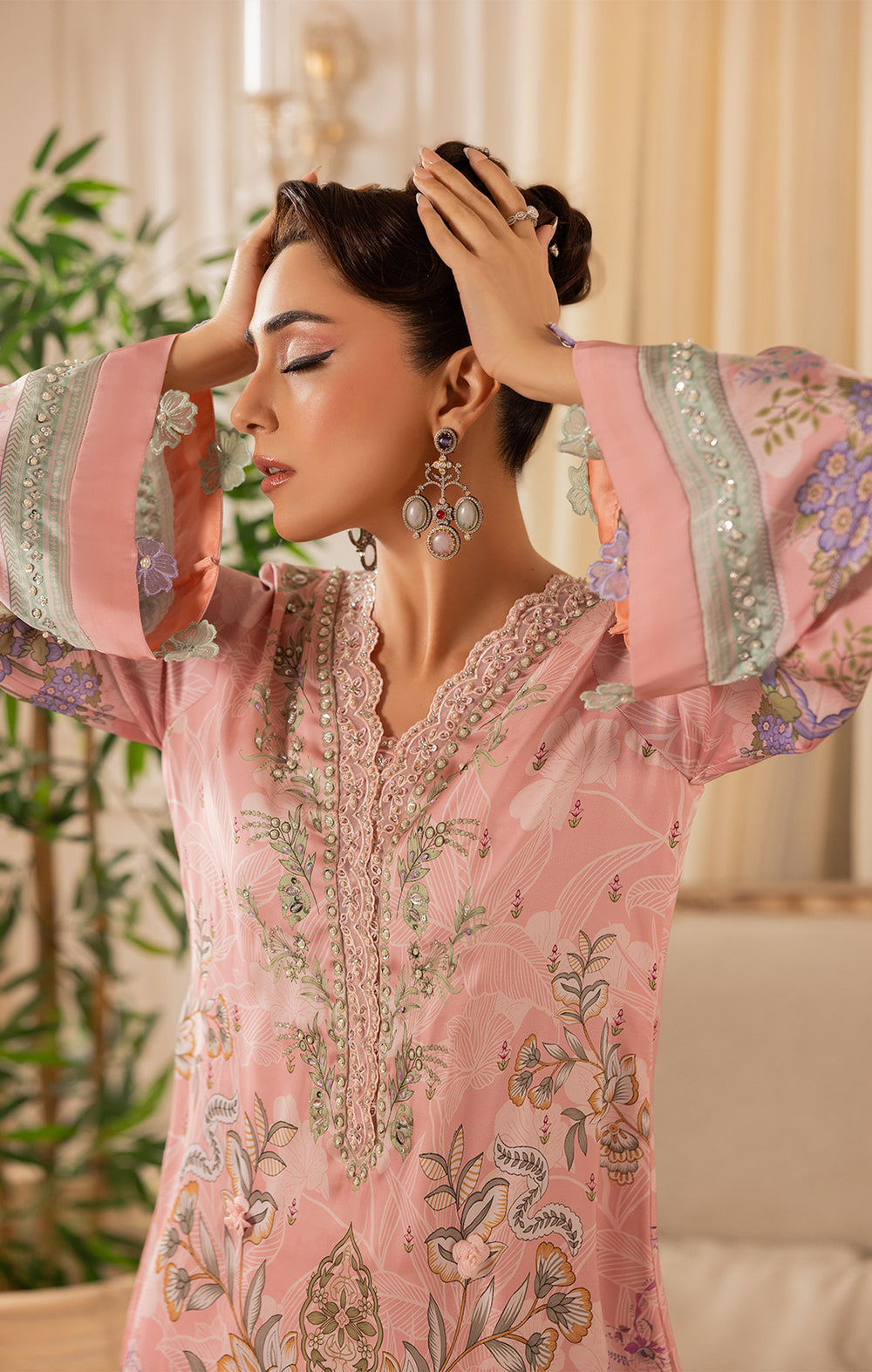 Maya | Eloura Silk Pret 25 |OLEA - Ladies Clothes - Maria Faisal