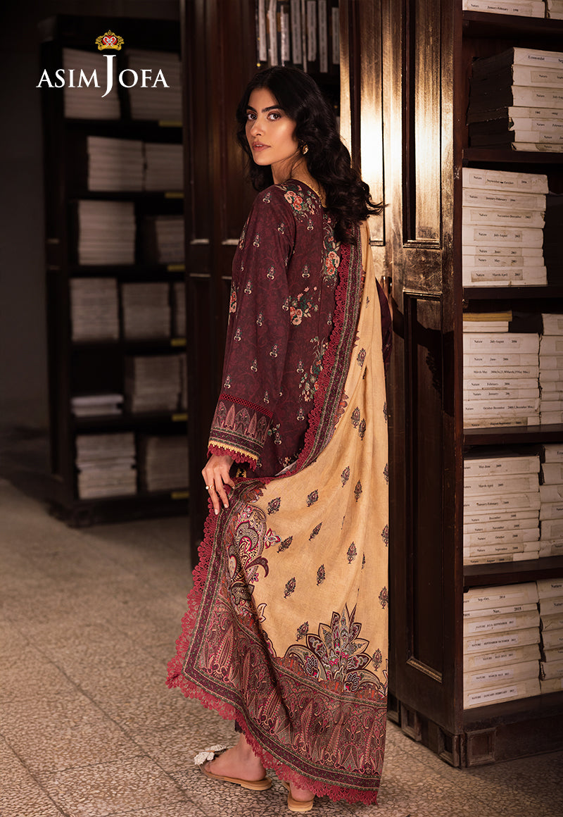 Asim Jofa | Prints Drop 2 | AJUBJ-44 - Designer Dress with Intricate embroidery and embellishments. Shop elegent wedding dress at Maria Faisal.