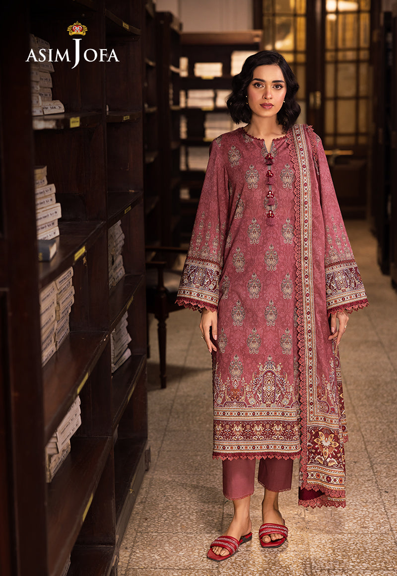Asim Jofa | Prints Drop 2 | AJUBJ-43 - Designer Dress with Intricate embroidery and embellishments. Shop elegent wedding dress at Maria Faisal.