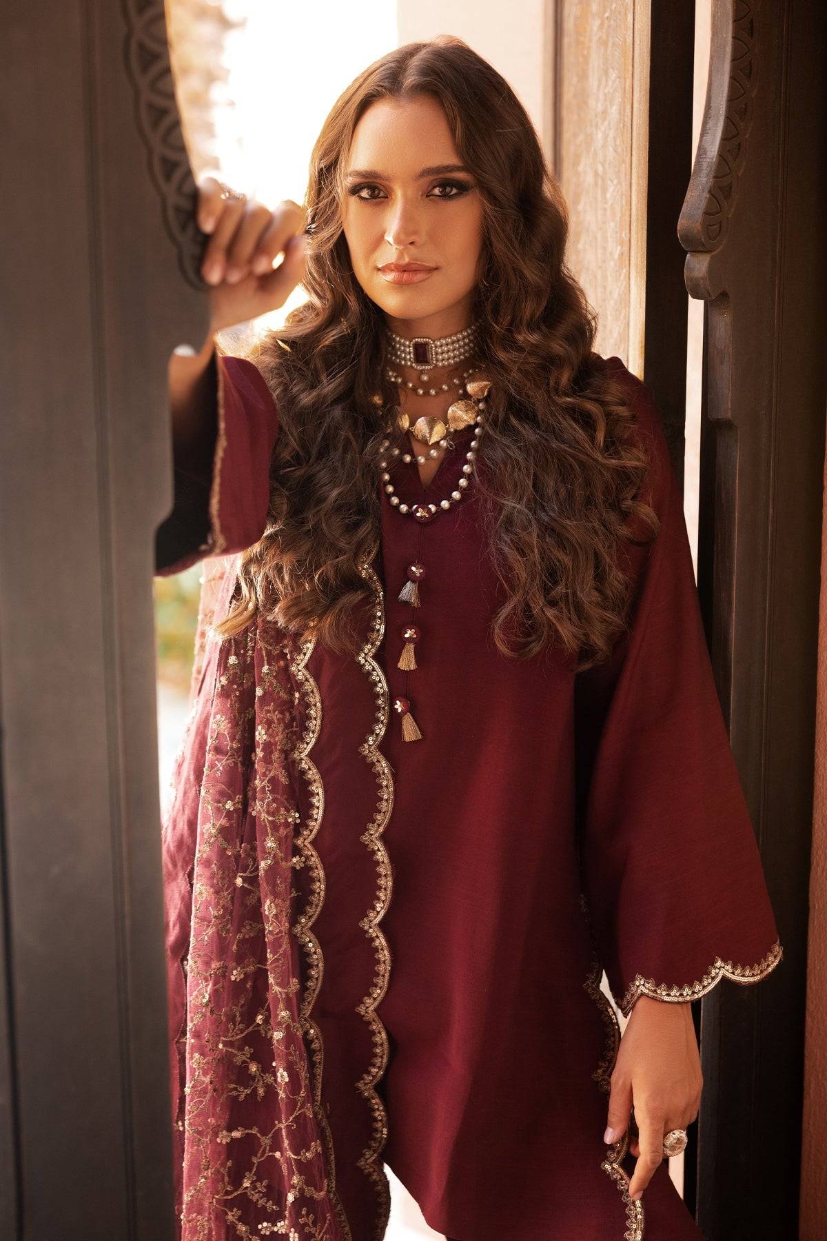Charizma | Festive Pret | CMA-5-138 by Maria Faisal - Registered Vendor of : Charizma - type : Ladies Clothes - 100% original wedding dresses