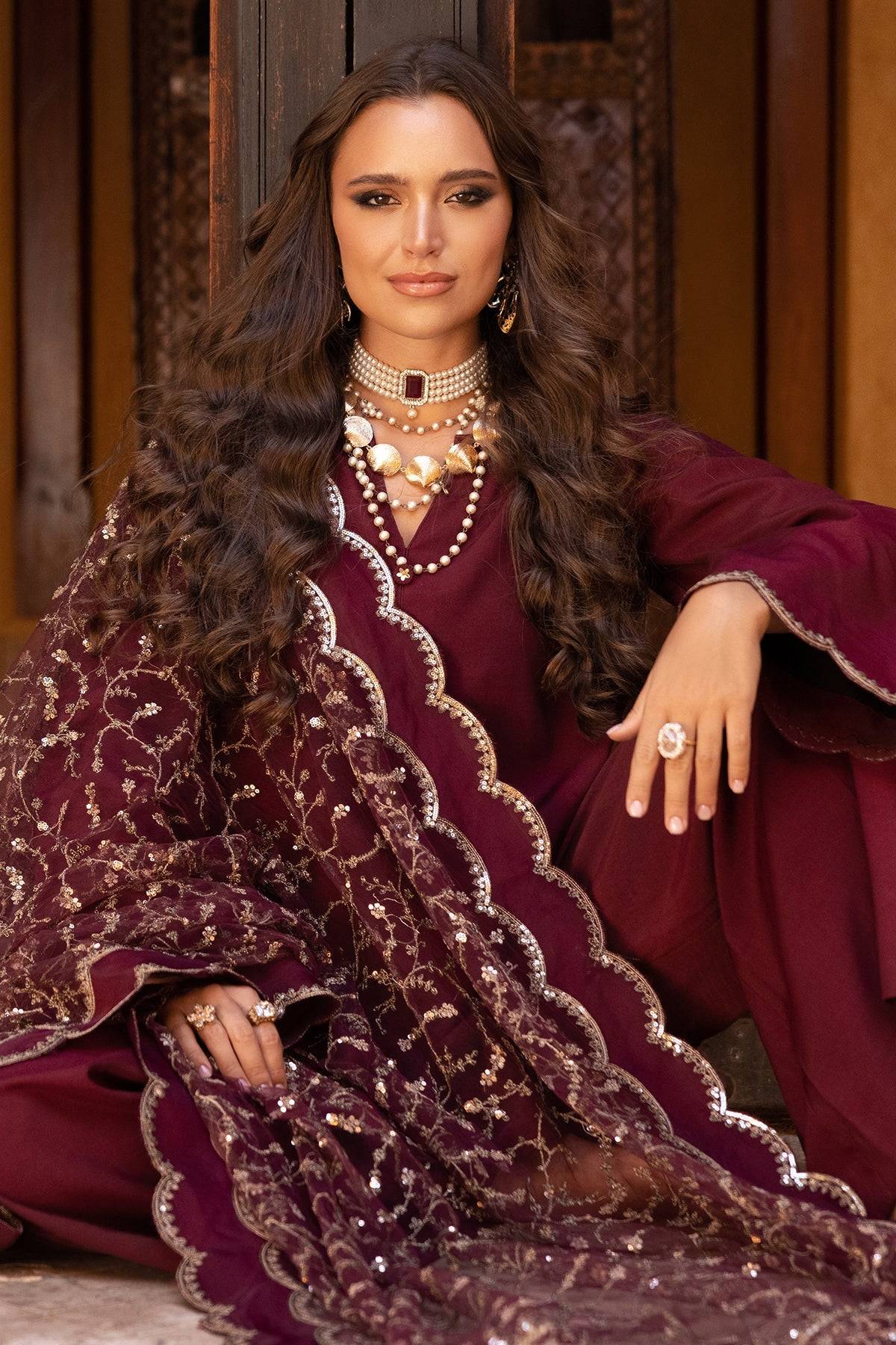 Charizma | Festive Pret | CMA-5-138 by Maria Faisal - Registered Vendor of : Charizma - type : Ladies Clothes - 100% original wedding dresses