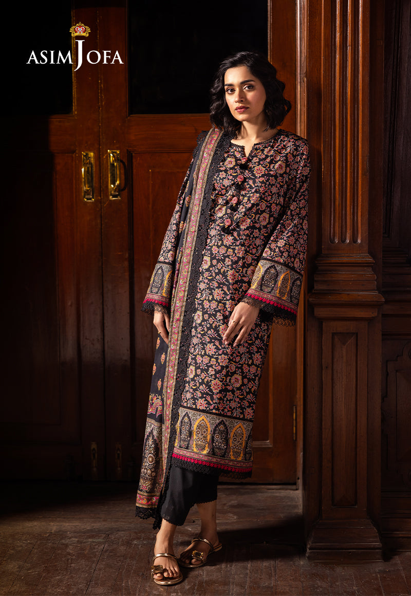 Asim Jofa | Prints Drop 2 | AJUBJ-45 - Designer Dress with Intricate embroidery and embellishments. Shop elegent wedding dress at Maria Faisal.