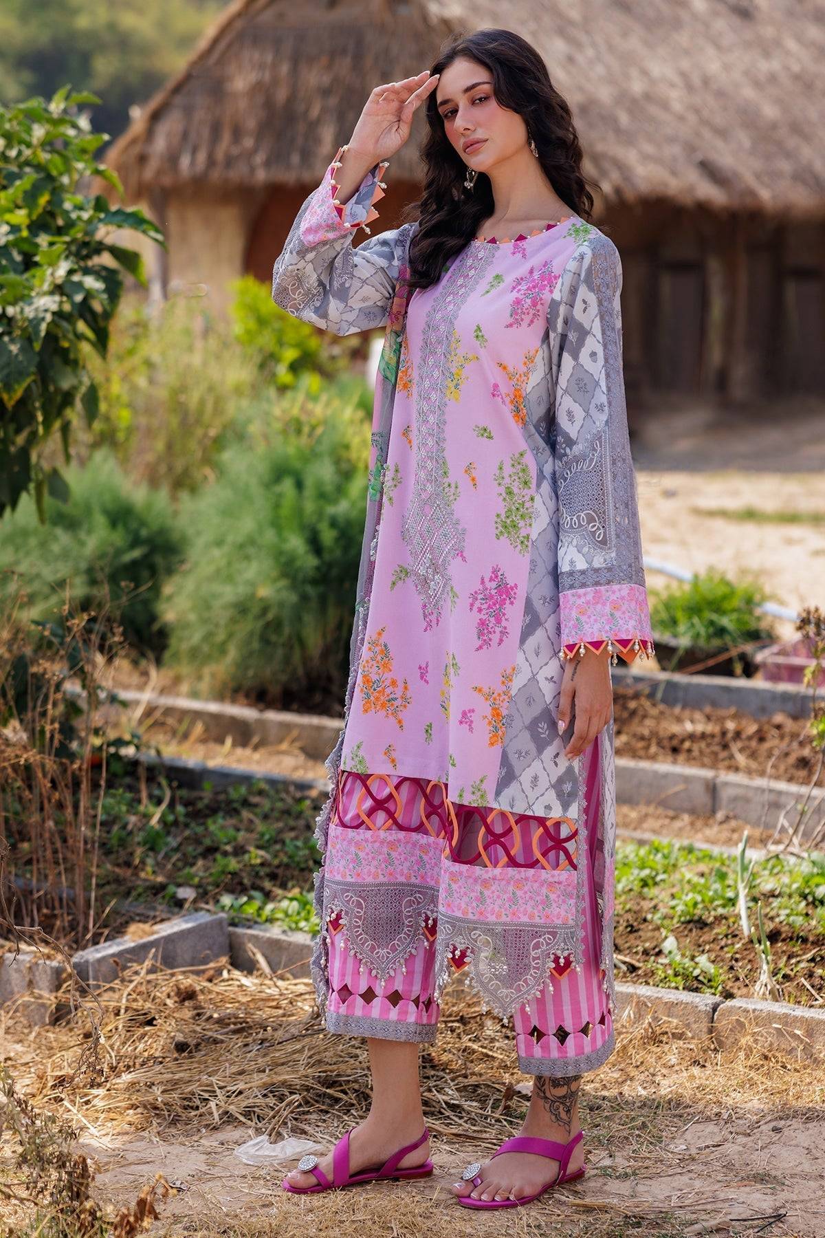 Charizma | Combination 25 | CC5-07 by Maria Faisal - Registered Vendor of : Charizma - type : Ladies Clothes - 100% original wedding dresses