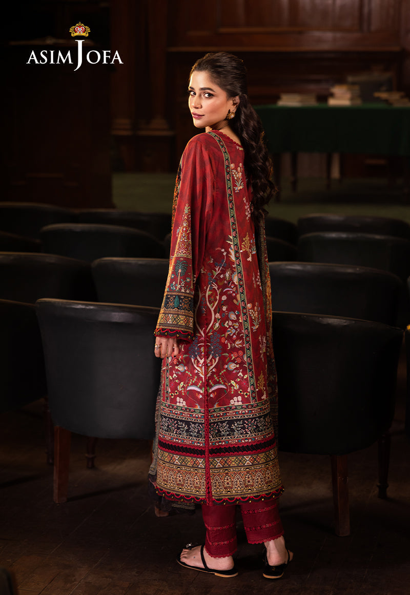 Asim Jofa | Prints Drop 2 | AJUBJ-09 - Designer Dress with Intricate embroidery and embellishments. Shop elegent wedding dress at Maria Faisal.