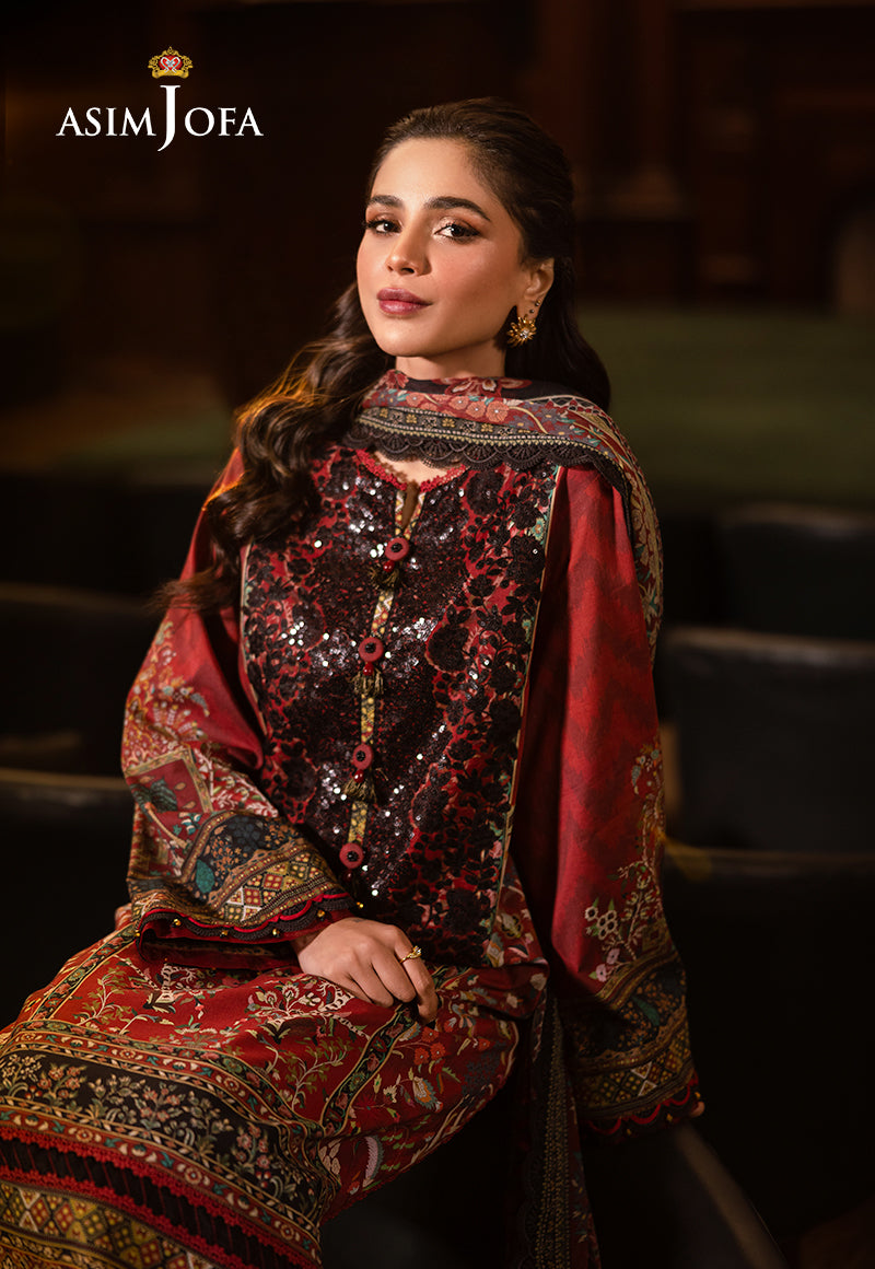 Asim Jofa | Prints Drop 2 | AJUBJ-09 by Maria Faisal - Registered Vendor of : Asim Jofa - type : Ladies Clothes - 100% original wedding dresses