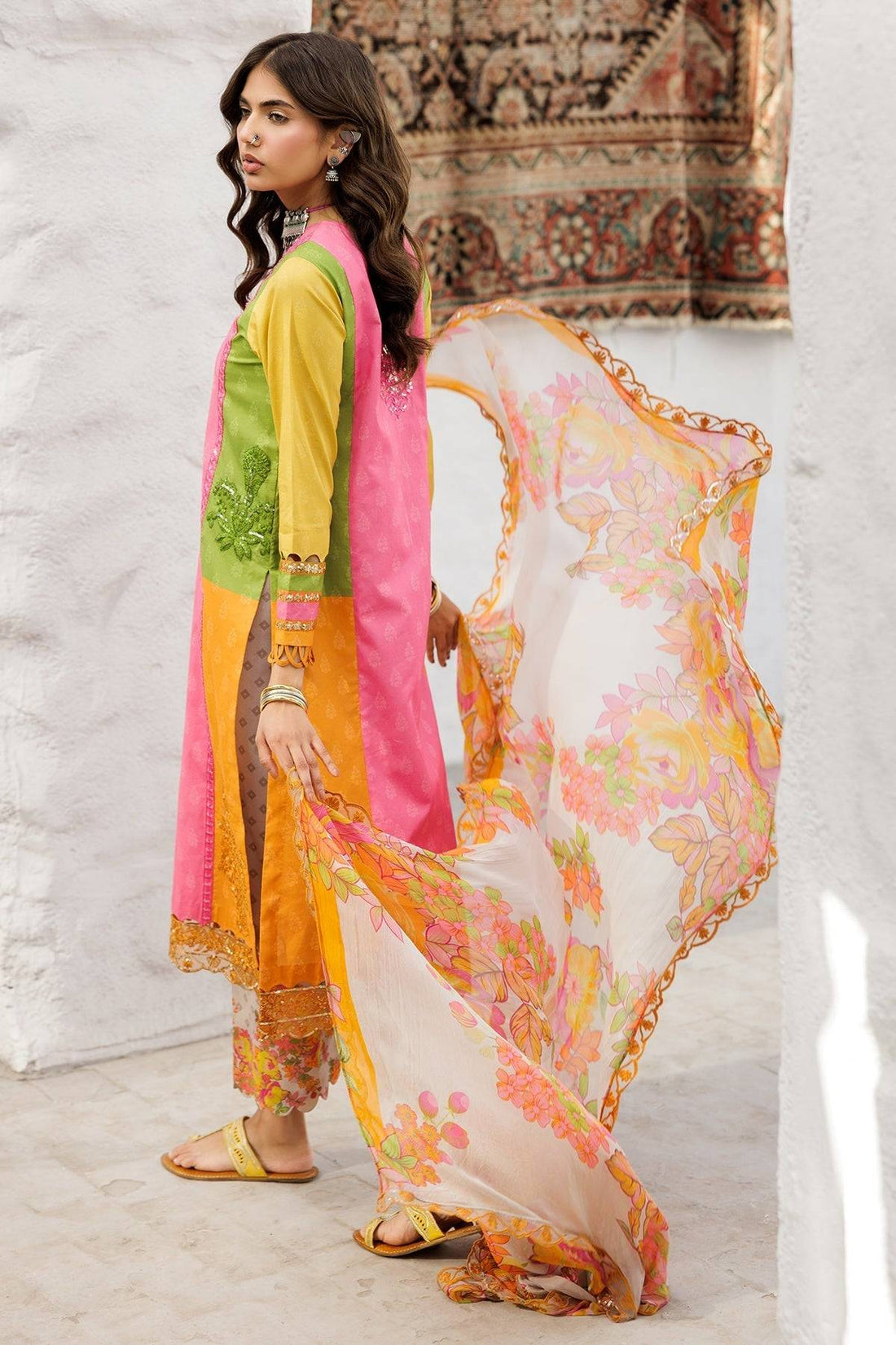 Charizma | Rangoli Lawn | CRO5-04 by Maria Faisal - Registered Vendor of : Charizma - type : Ladies Clothes - 100% original wedding dresses