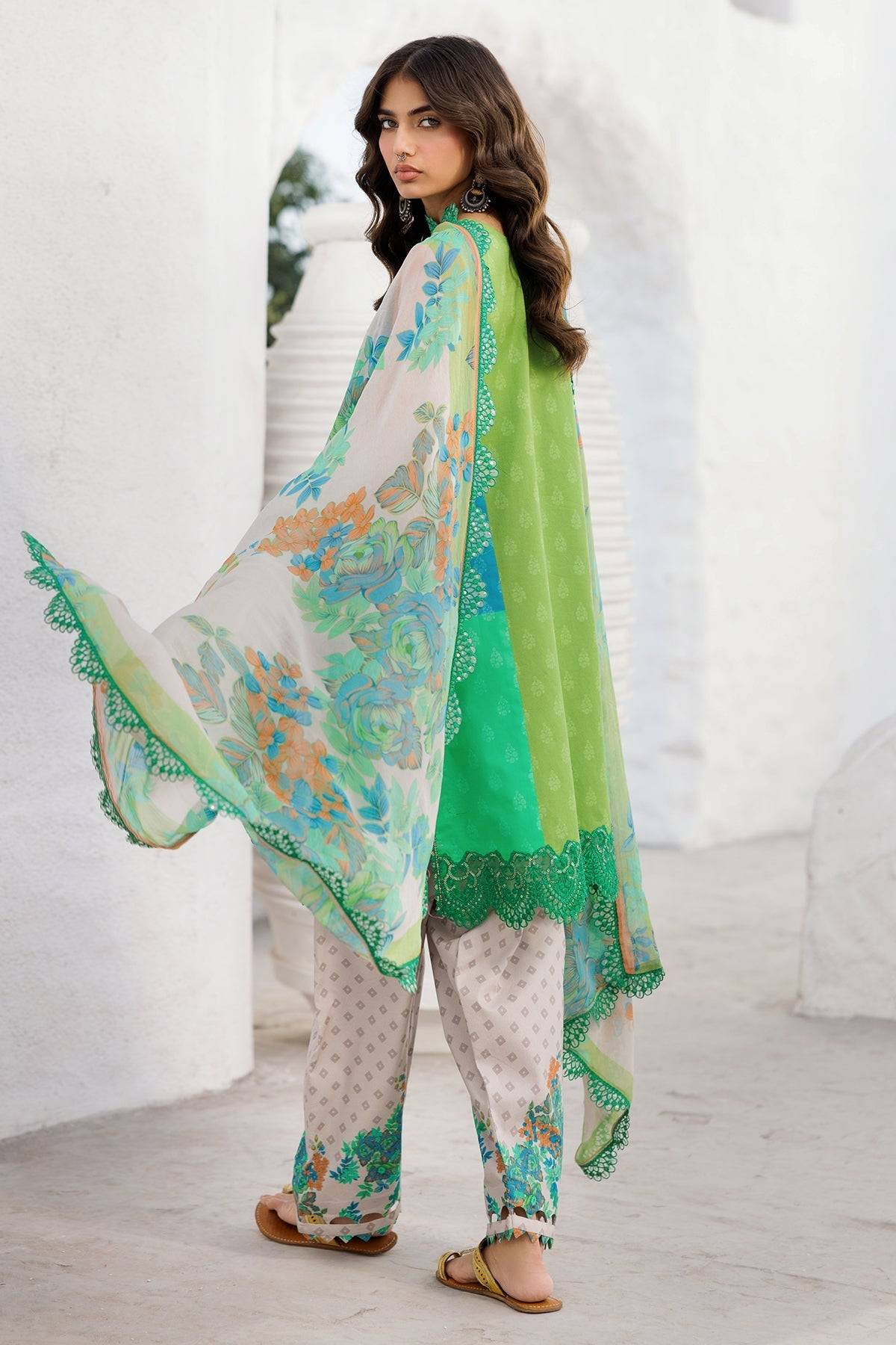 Charizma | Rangoli Lawn | CRO5-03 by Maria Faisal - Registered Vendor of : Charizma - type : Ladies Clothes - 100% original wedding dresses