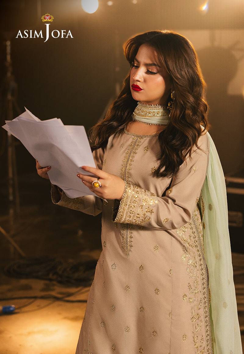 Asim Jofa | Festive Collection 25 | AJLF-13 by Maria Faisal - Registered Vendor of : Asim Jofa - type : Ladies Clothes - 100% original wedding dresses