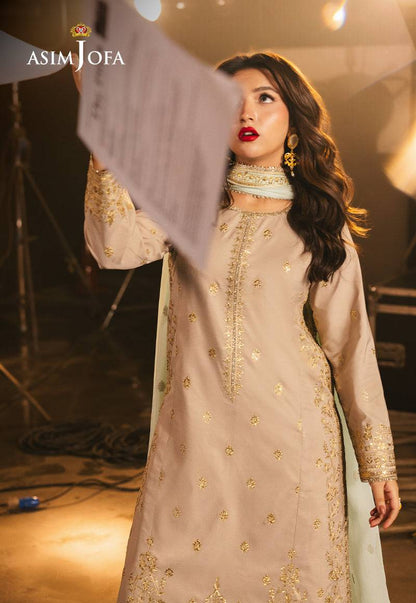 Asim Jofa | Festive Collection 25 | AJLF-13 by Maria Faisal - Registered Vendor of : Asim Jofa - type : Ladies Clothes - 100% original wedding dresses
