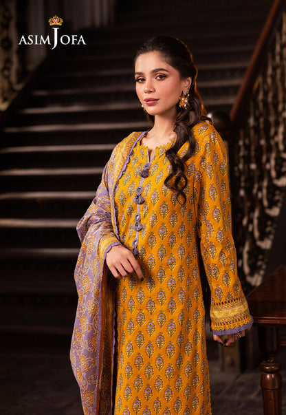 Asim Jofa | Prints Drop 2 | AJUBJ-53 by Maria Faisal - Registered Vendor of : Asim Jofa - type : Ladies Clothes - 100% original wedding dresses