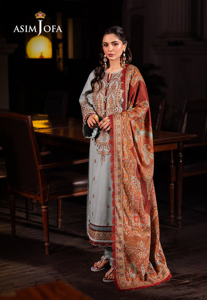 Asim Jofa | Prints Drop 2 | AJUBJ-11 by Maria Faisal - Registered Vendor of : Asim Jofa - type : Ladies Clothes - 100% original wedding dresses