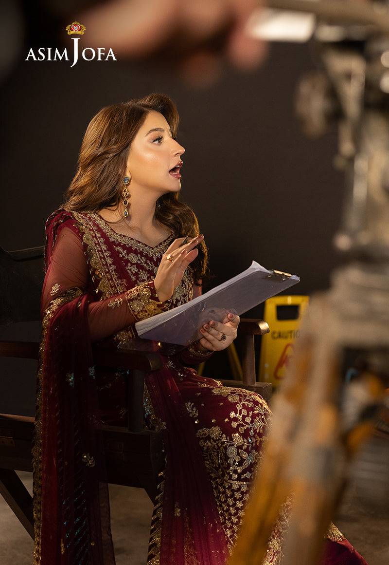 Asim Jofa | Festive Collection 25 | AJLLF-01 by Maria Faisal - Registered Vendor of : Asim Jofa - type : Ladies Clothes - 100% original wedding dresses
