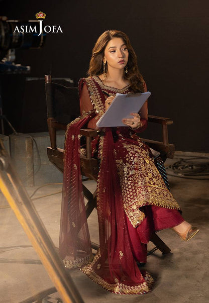 Asim Jofa | Festive Collection 25 | AJLLF-01 by Maria Faisal - Registered Vendor of : Asim Jofa - type : Ladies Clothes - 100% original wedding dresses