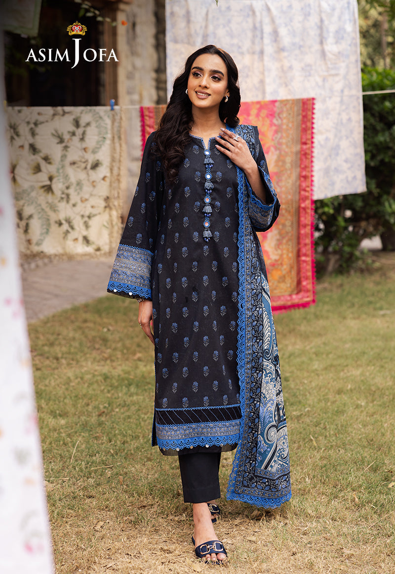 Asim Jofa | Prints Drop 2 | AJUBJ-55 by Maria Faisal - Registered Vendor of : Asim Jofa - type : Ladies Clothes - 100% original wedding dresses