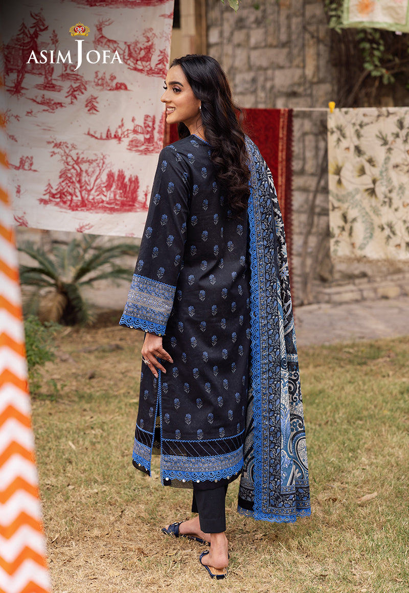 Asim Jofa | Prints Drop 2 | AJUBJ-55 - Designer Dress with Intricate embroidery and embellishments. Shop elegent wedding dress at Maria Faisal.