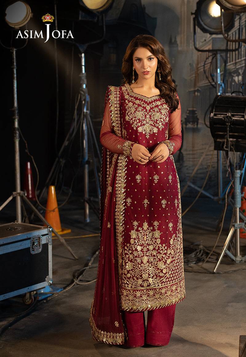 Asim Jofa | Festive Collection 25 | AJLLF-01 by Maria Faisal - Registered Vendor of : Asim Jofa - type : Ladies Clothes - 100% original wedding dresses