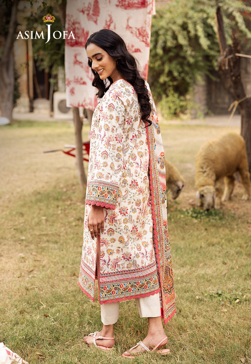 Asim Jofa | Prints Drop 2 | AJUBJ-50 - Designer Dress with Intricate embroidery and embellishments. Shop elegent wedding dress at Maria Faisal.