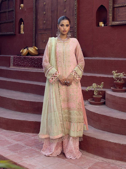 Salitex | Signature Festive Chiffon | JI016 by Maria Faisal - Registered Vendor of : Salitex - type : Ladies Clothes - 100% original wedding dresses