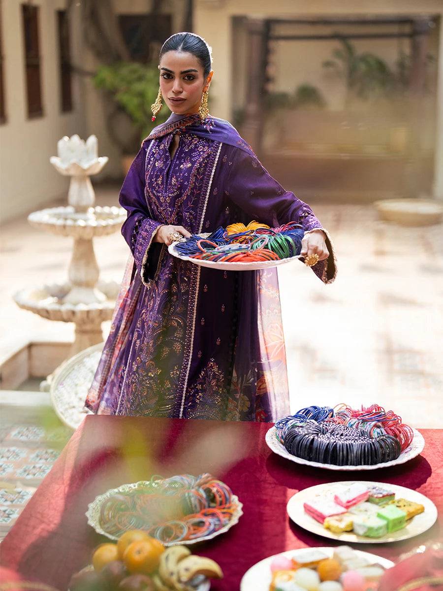 Salitex | Signature Festive Chiffon | NO031 by Maria Faisal - Registered Vendor of : Salitex - type : Ladies Clothes - 100% original wedding dresses