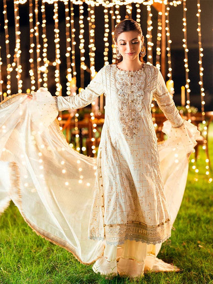 Salitex | Signature Festive Chiffon | WW009 by Maria Faisal - Registered Vendor of : Salitex - type : Ladies Clothes - 100% original wedding dresses