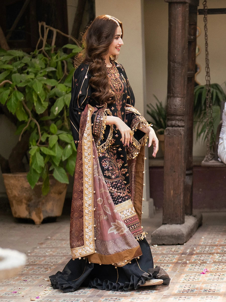 Salitex | Signature Festive Chiffon | NO025 by Maria Faisal - Registered Vendor of : Salitex - type : Ladies Clothes - 100% original wedding dresses