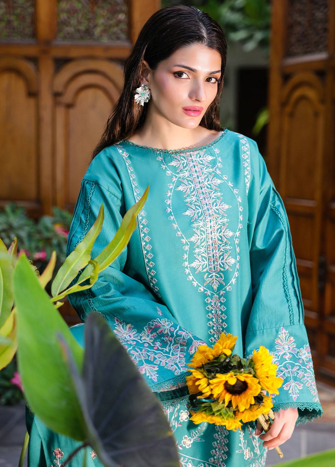 Sahane | Lovent Embroidered Pret 25 | ME23009 Verdelia by Maria Faisal - Registered Vendor of : Sahane - type : Ladies Clothes - 100% original wedding dresses