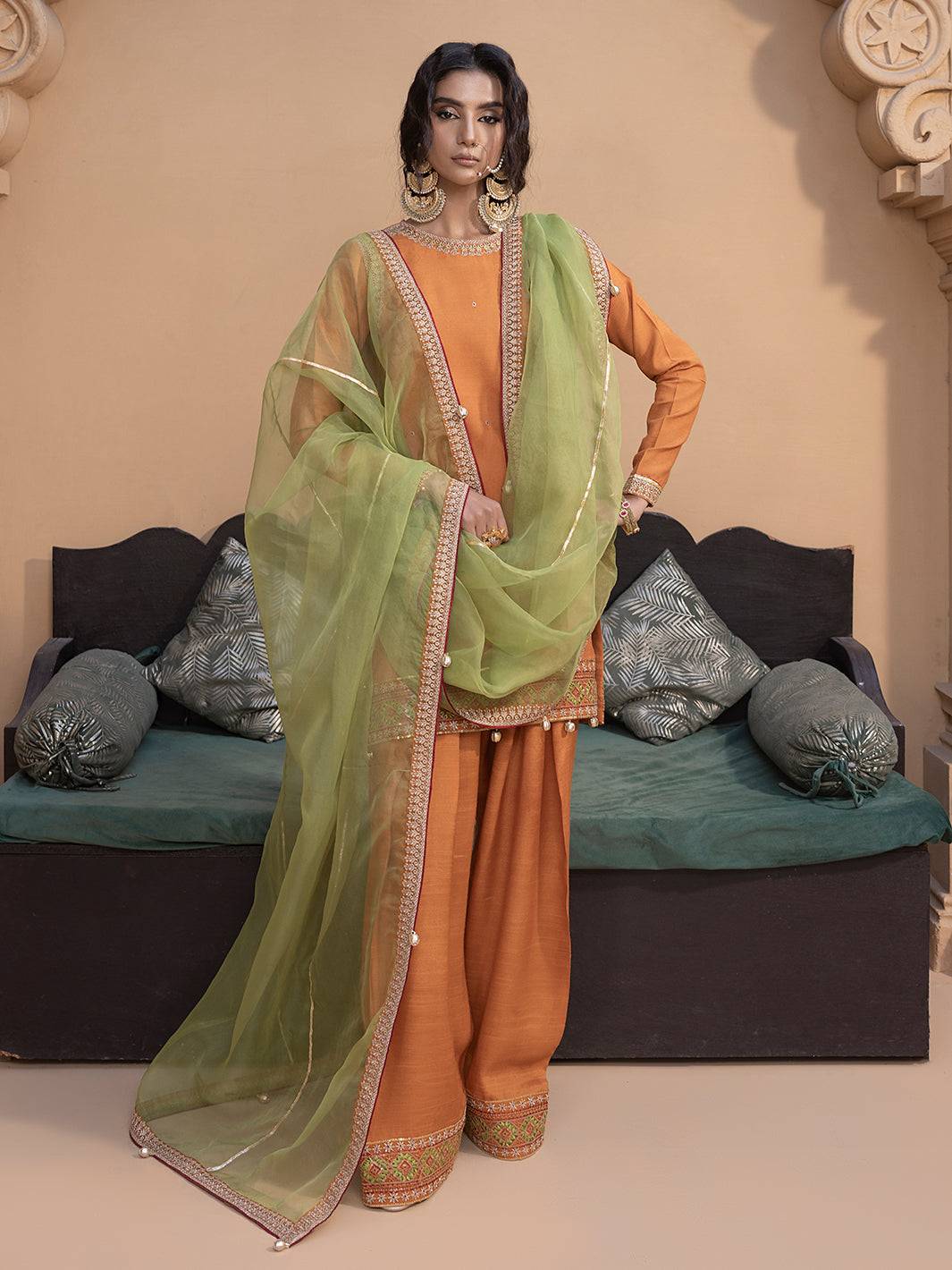 Hem Stitch | Raw Silk Edit 25 | Kashish by Maria Faisal - Registered Vendor of : Hemstitch - type : Ladies Clothes - 100% original wedding dresses