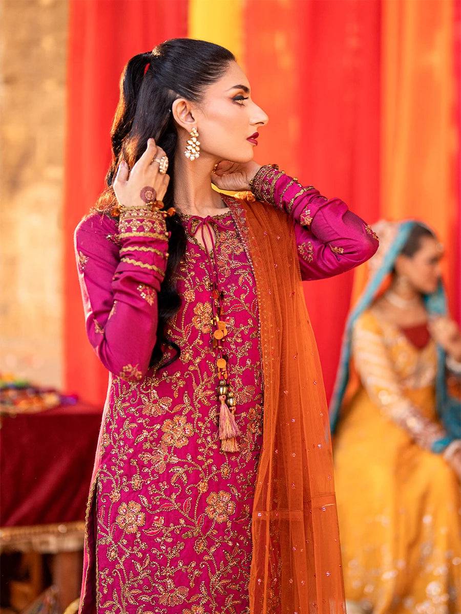 Salitex | Shehnai Festive | No013 by Maria Faisal - Registered Vendor of : Salitex - type : Ladies Clothes - 100% original wedding dresses