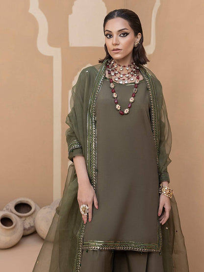 Hem Stitch | Raw Silk Edit 25 | Noor by Maria Faisal - Registered Vendor of : Hemstitch - type : Ladies Clothes - 100% original wedding dresses