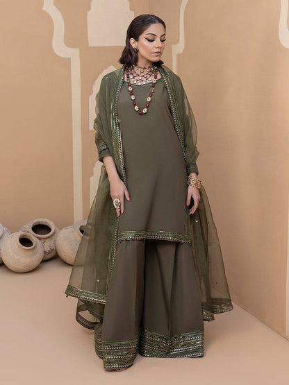 Hem Stitch | Raw Silk Edit 25 | Noor by Maria Faisal - Registered Vendor of : Hemstitch - type : Ladies Clothes - 100% original wedding dresses