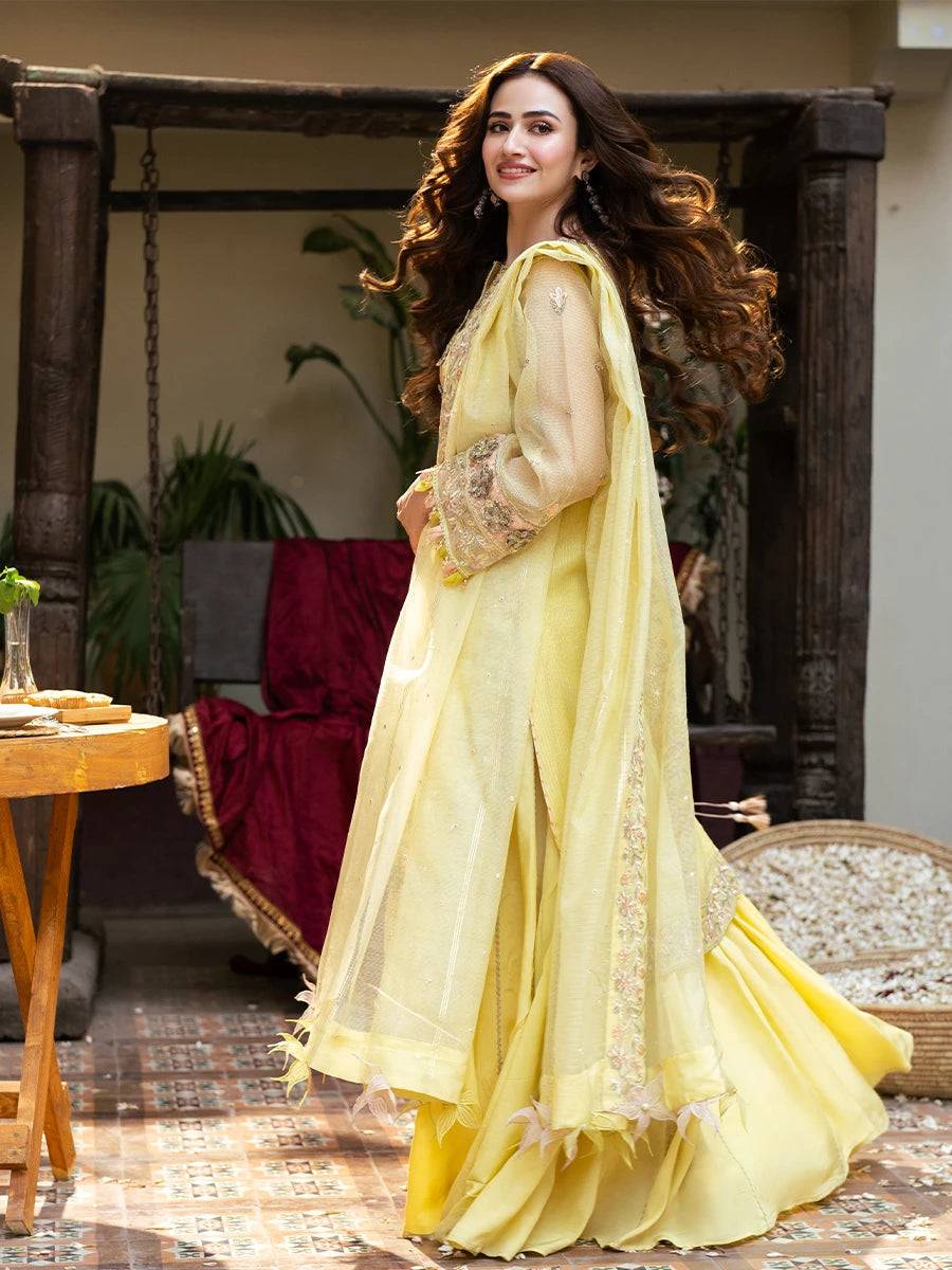 Salitex | Signature Festive Chiffon | NO030 by Maria Faisal - Registered Vendor of : Salitex - type : Ladies Clothes - 100% original wedding dresses