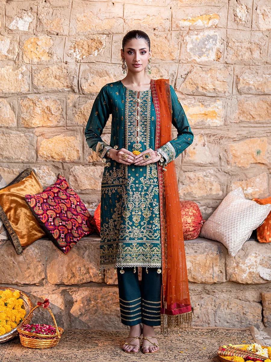 Salitex | Shehnai Festive | No014 by Maria Faisal - Registered Vendor of : Salitex - type : Ladies Clothes - 100% original wedding dresses