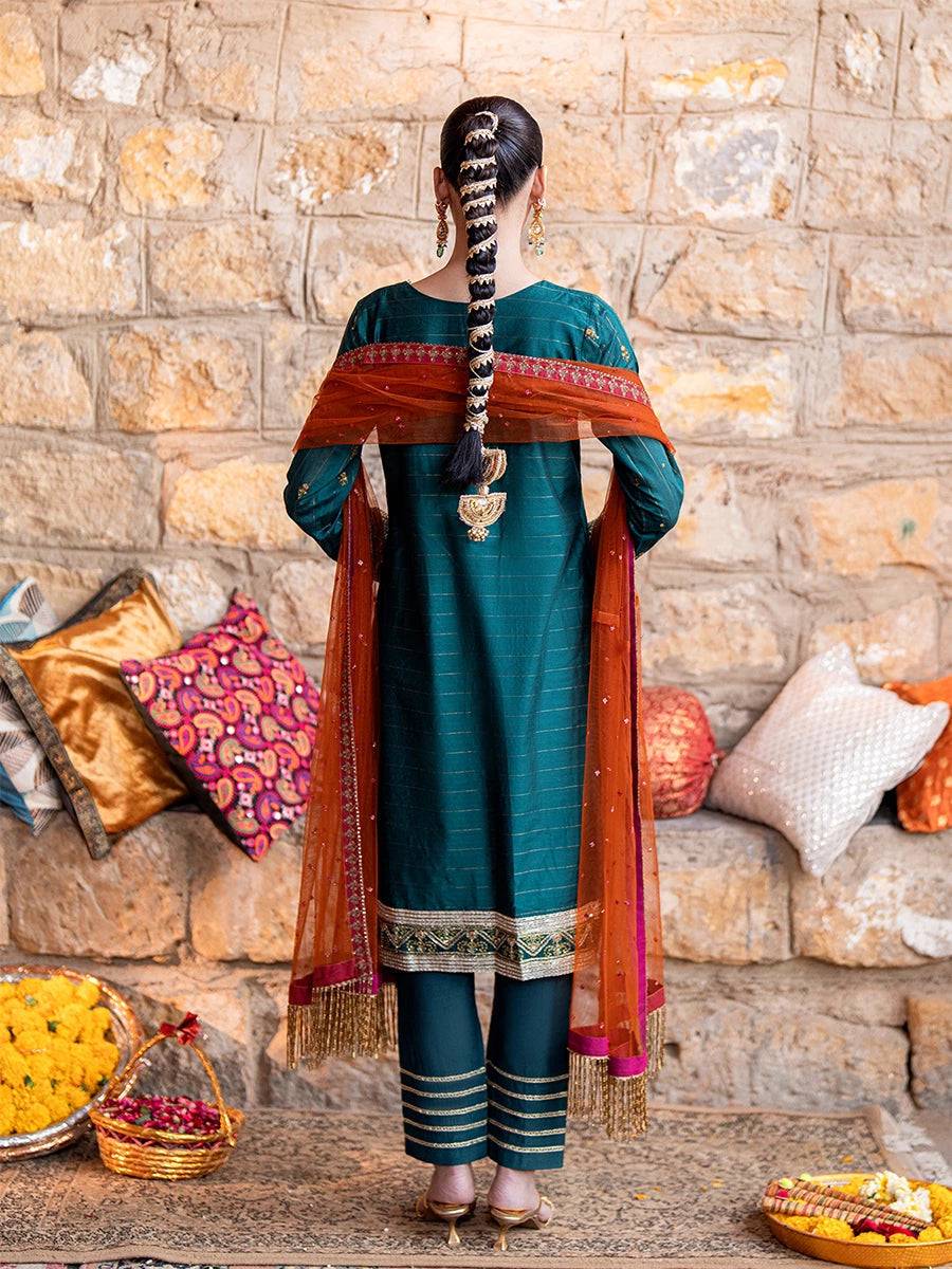 Salitex | Shehnai Festive | No014 by Maria Faisal - Registered Vendor of : Salitex - type : Ladies Clothes - 100% original wedding dresses