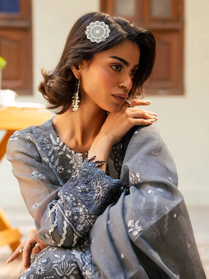 Salitex | Signature Festive Chiffon | JI042 by Maria Faisal - Registered Vendor of : Salitex - type : Ladies Clothes - 100% original wedding dresses