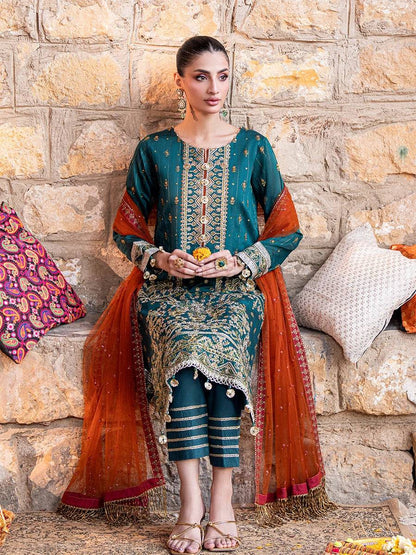 Salitex | Shehnai Festive | No014 by Maria Faisal - Registered Vendor of : Salitex - type : Ladies Clothes - 100% original wedding dresses