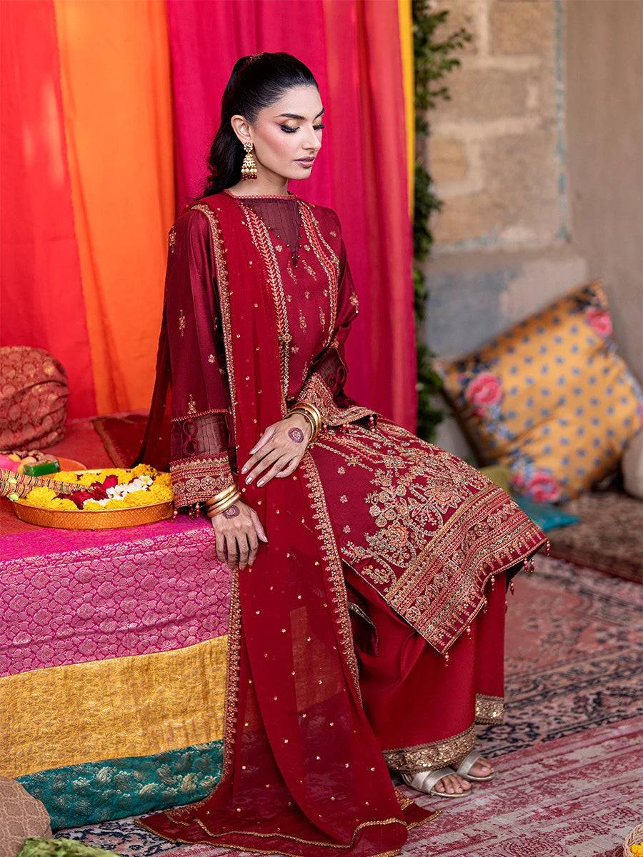 Salitex | Shehnai Festive | No015 by Maria Faisal - Registered Vendor of : Salitex - type : Ladies Clothes - 100% original wedding dresses