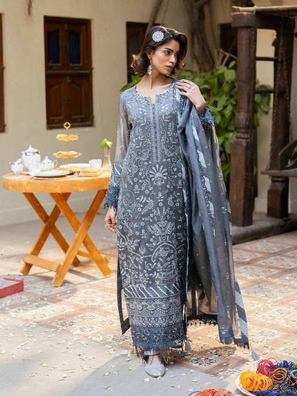 Salitex | Signature Festive Chiffon | JI042 by Maria Faisal - Registered Vendor of : Salitex - type : Ladies Clothes - 100% original wedding dresses