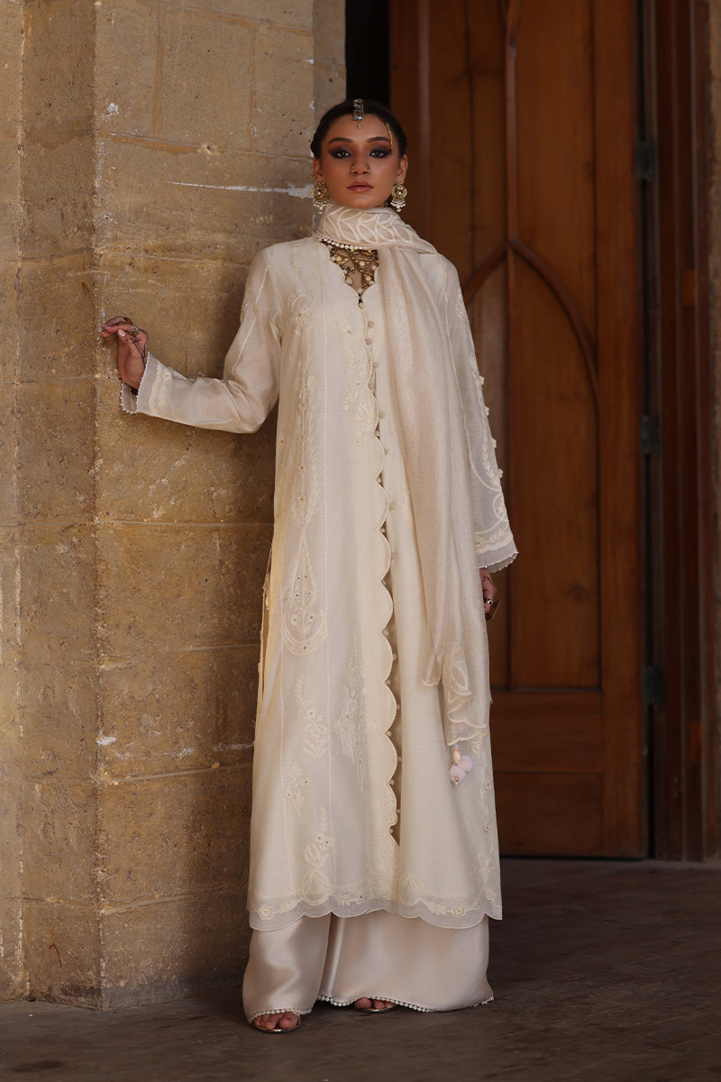 Wardha Saleem | Aari Collection 26 | Chaandni - Formal Dress - available at Maria Faisal in UK and USA.