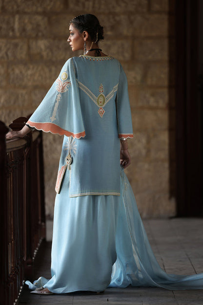 Wardha Saleem | Aari Collection | Shanza - Formal Dress - available at Maria Faisal in UK and USA.