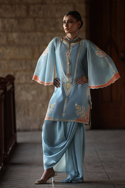Wardha Saleem | Aari Collection | Shanza - Formal Dress - available at Maria Faisal in UK and USA.