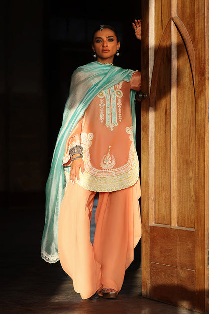 Wardha Saleem | Aari Collection | Ainah - Formal Dress - available at Maria Faisal in UK and USA.