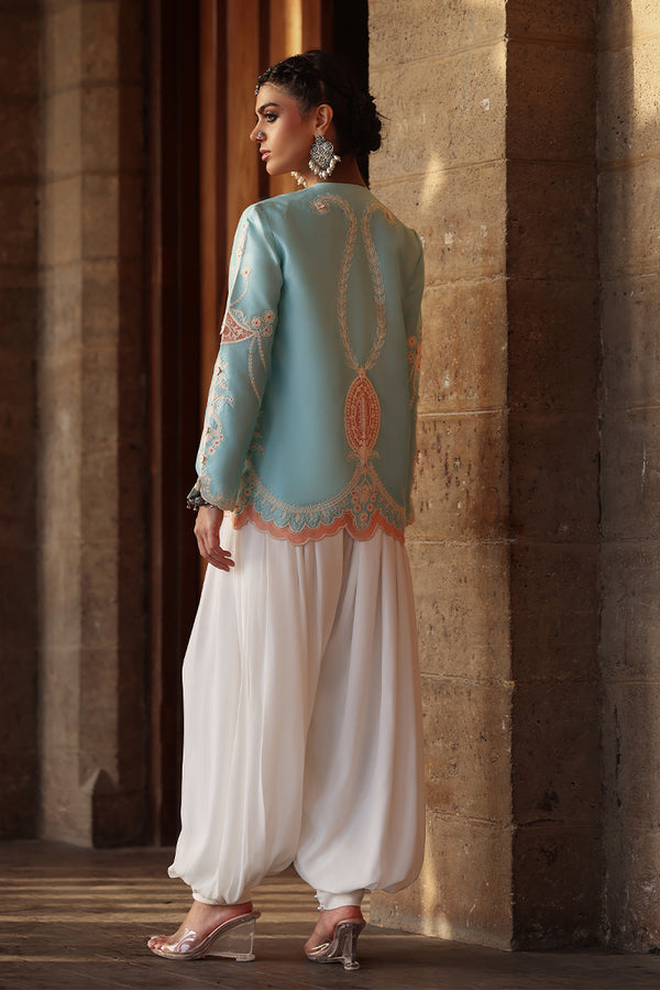 Wardha Saleem | Aari Collection | Alaya - Formal Dress - available at Maria Faisal in UK and USA.