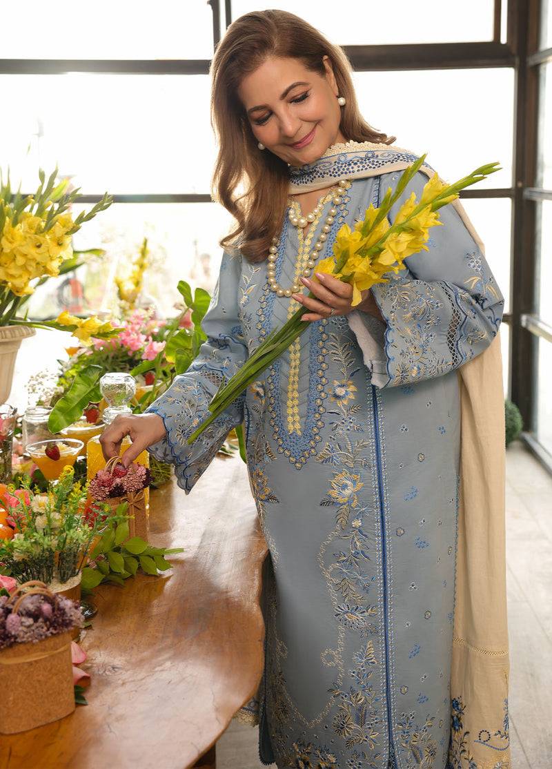 Sahane | In Laws in Lawn Eid Edit | CT-21007 Luna by Maria Faisal - Registered Vendor of : Sahane - type : Ladies Clothes - 100% original wedding dresses