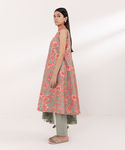 Sapphire | Intermix 2024 | Cambric Suit S-27 - Designer Dress with Intricate embroidery and embellishments. Shop elegent wedding dress at Maria Faisal.