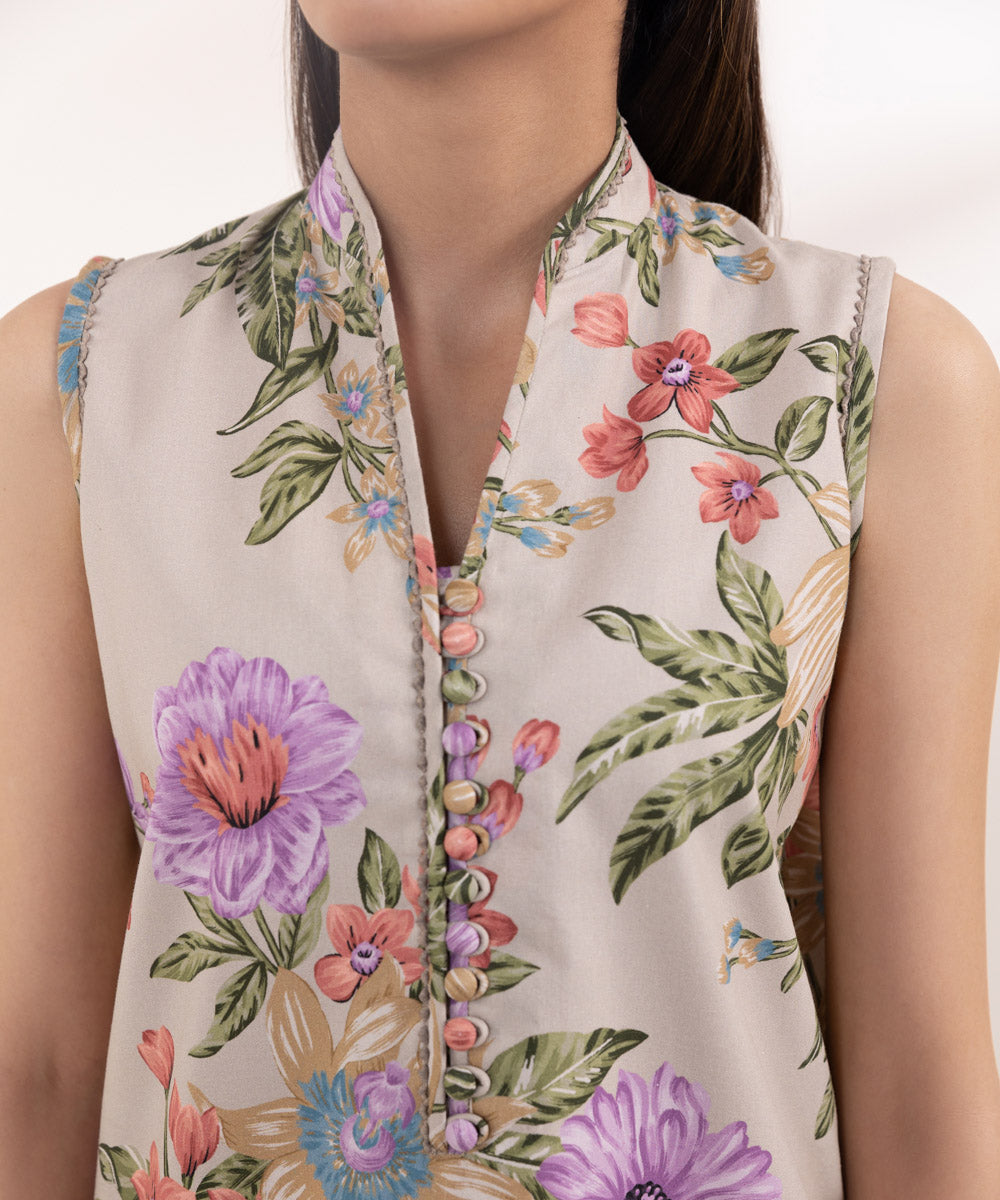 Sapphire | Intermix 2024 | Cambric Suit S-28 - Designer Dress with Intricate embroidery and embellishments. Shop elegent wedding dress at Maria Faisal.