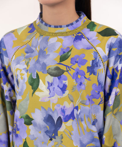 Sapphire | Intermix 2024 | Cambric Suit S-30 - Designer Dress with Intricate embroidery and embellishments. Shop elegent wedding dress at Maria Faisal.