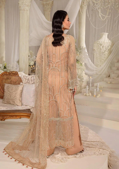 Elaf Premium | Evara Formals 24 | EFE-06 ZYVA - Designer Dress with Intricate embroidery and embellishments. Shop elegent wedding dress at Maria Faisal.