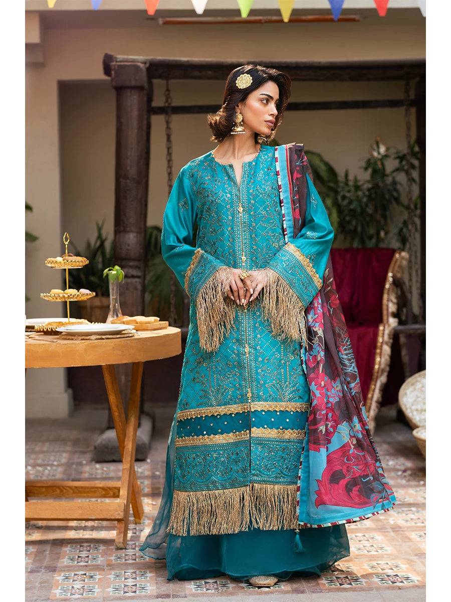 Salitex | Signature Festive Chiffon | NO034 by Maria Faisal - Registered Vendor of : Salitex - type : Ladies Clothes - 100% original wedding dresses