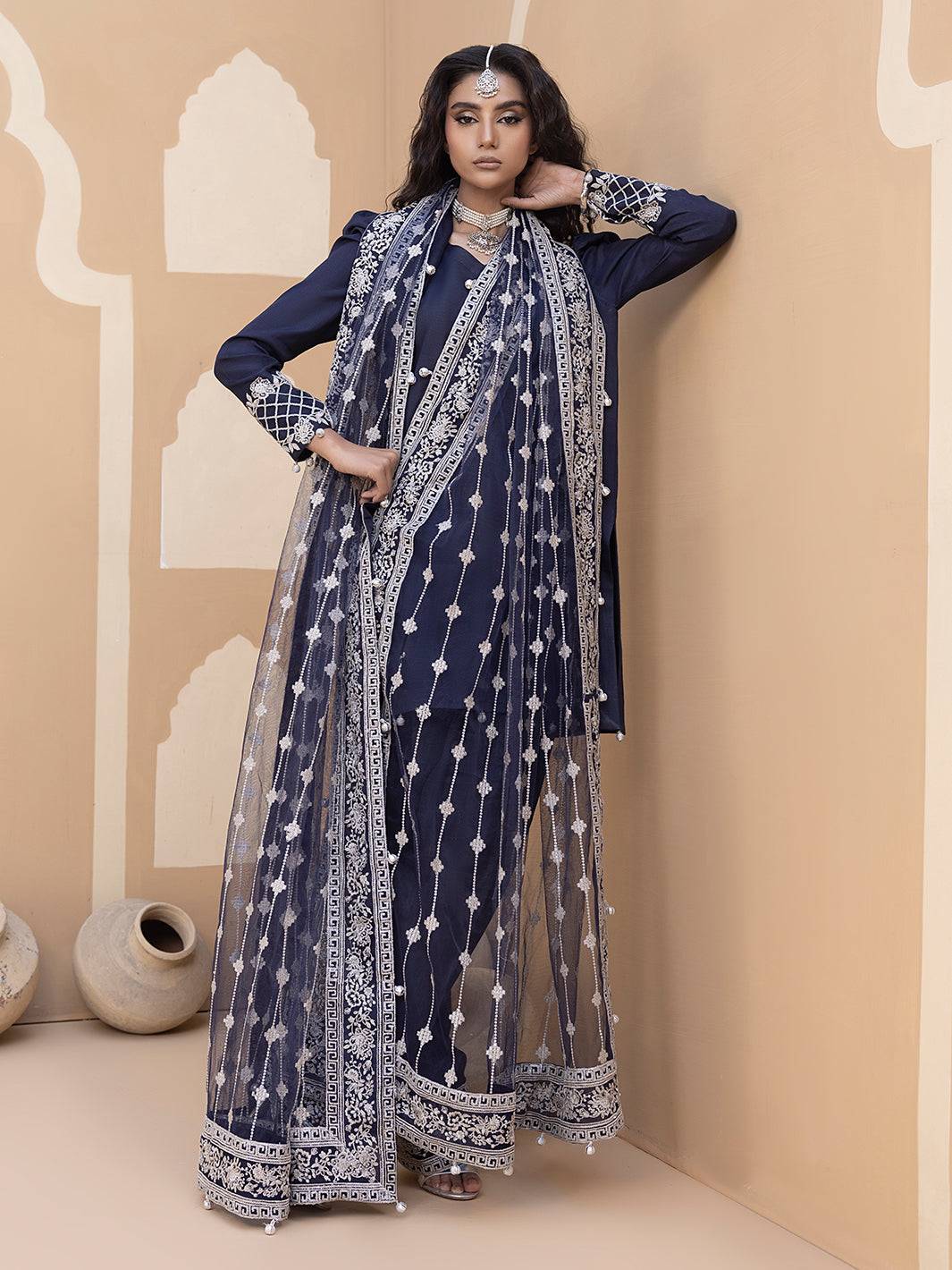 Hem Stitch | Raw Silk Edit 25 | Khayal by Maria Faisal - Registered Vendor of : Hemstitch - type : Ladies Clothes - 100% original wedding dresses